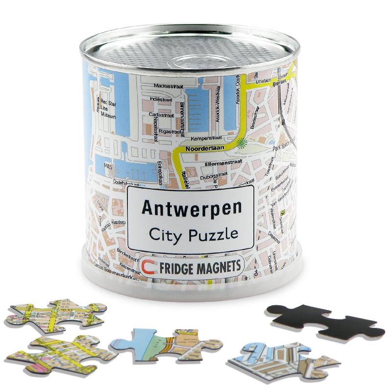 Antwerpen city puzzel magnetisch