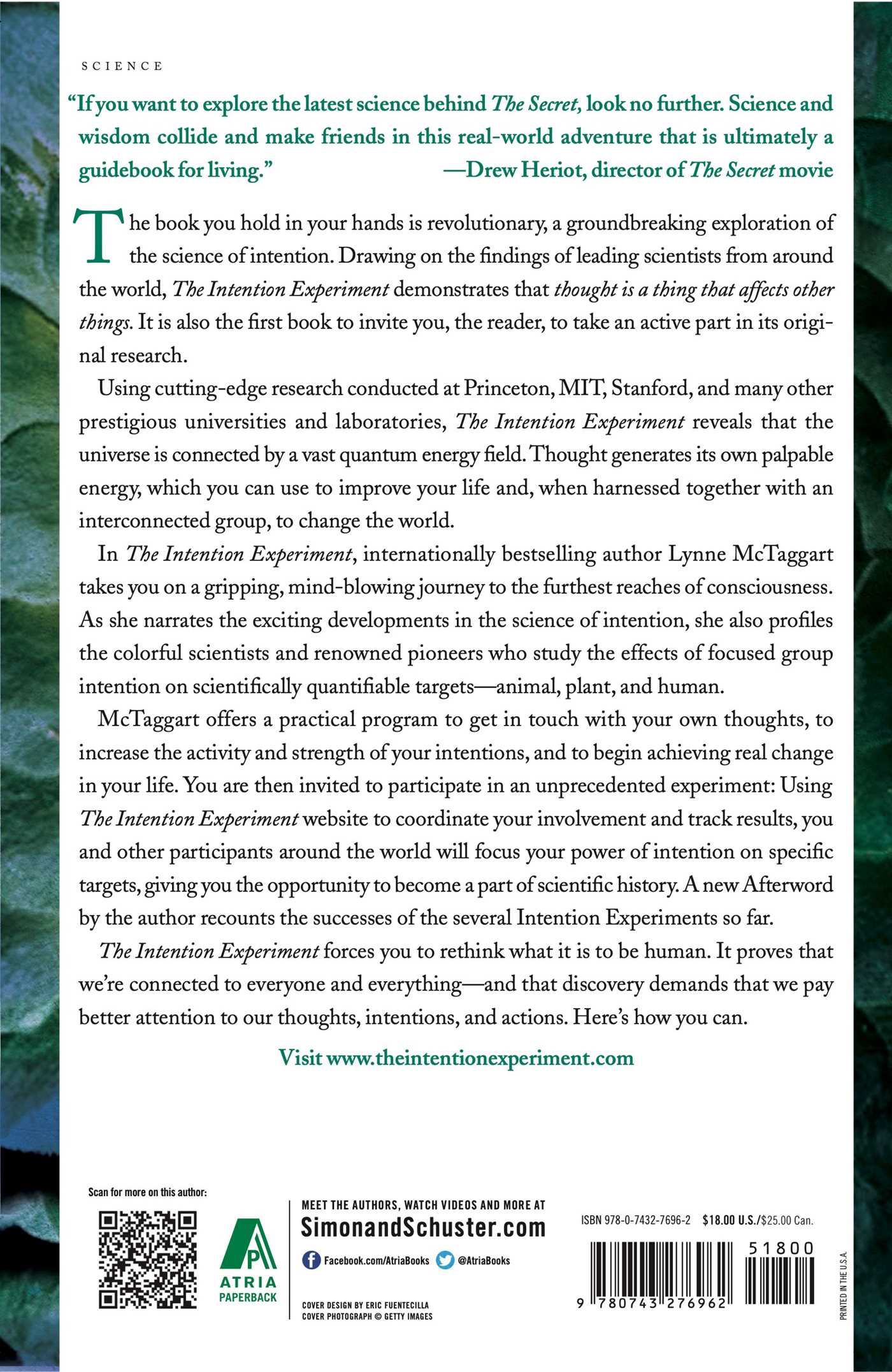 Intention Experiment Using Your Thoughts to Change Your Life and the World