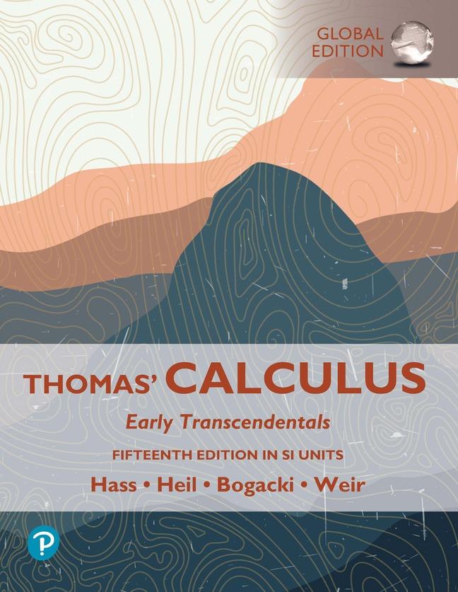 Thomas' Calculus: Early Transcendentals, SI Units 