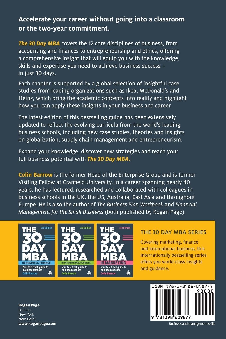 30 Day MBA Your Fast Track Guide to Business Success