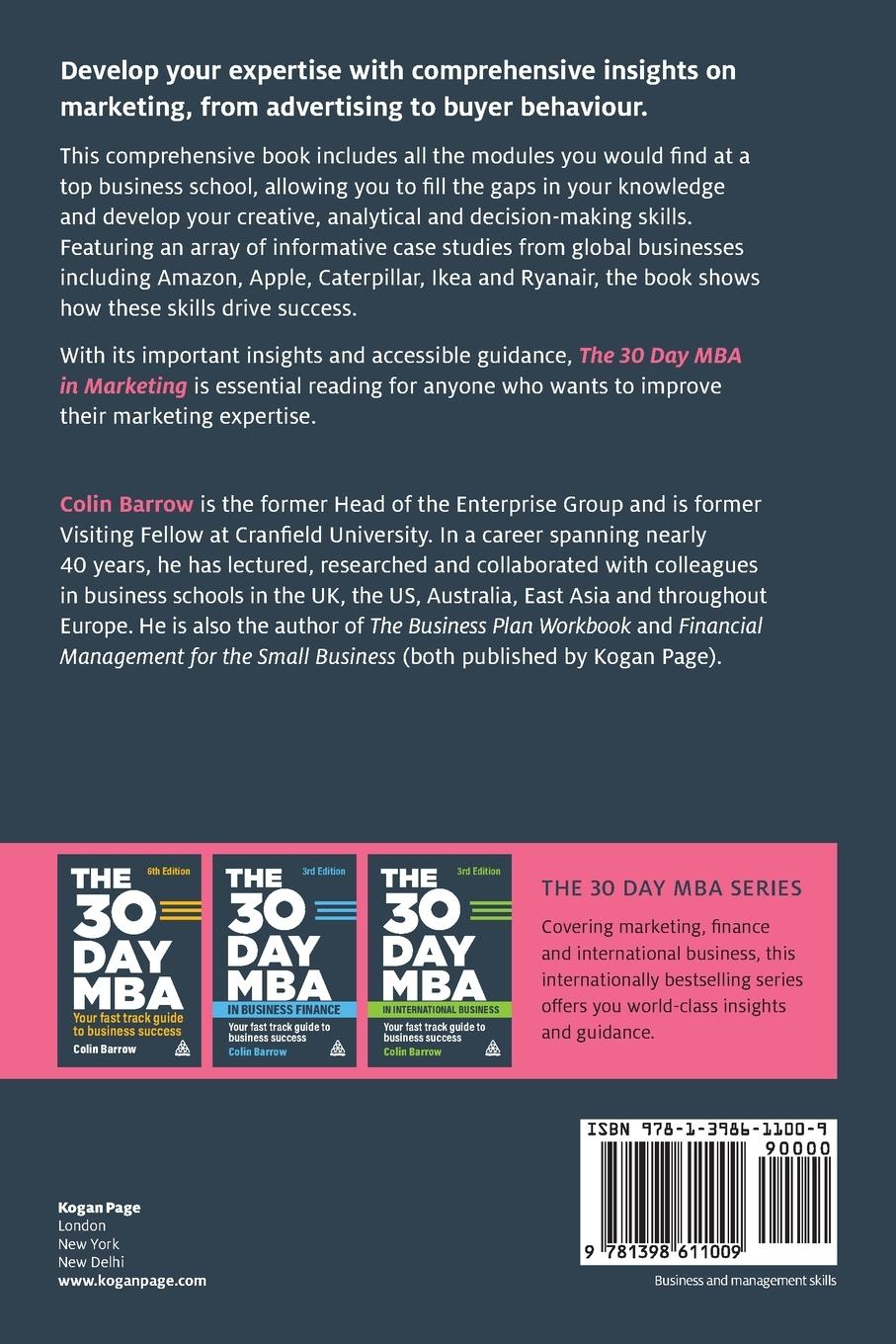 30 Day MBA in Marketing Your Fast Track Guide to Business Success