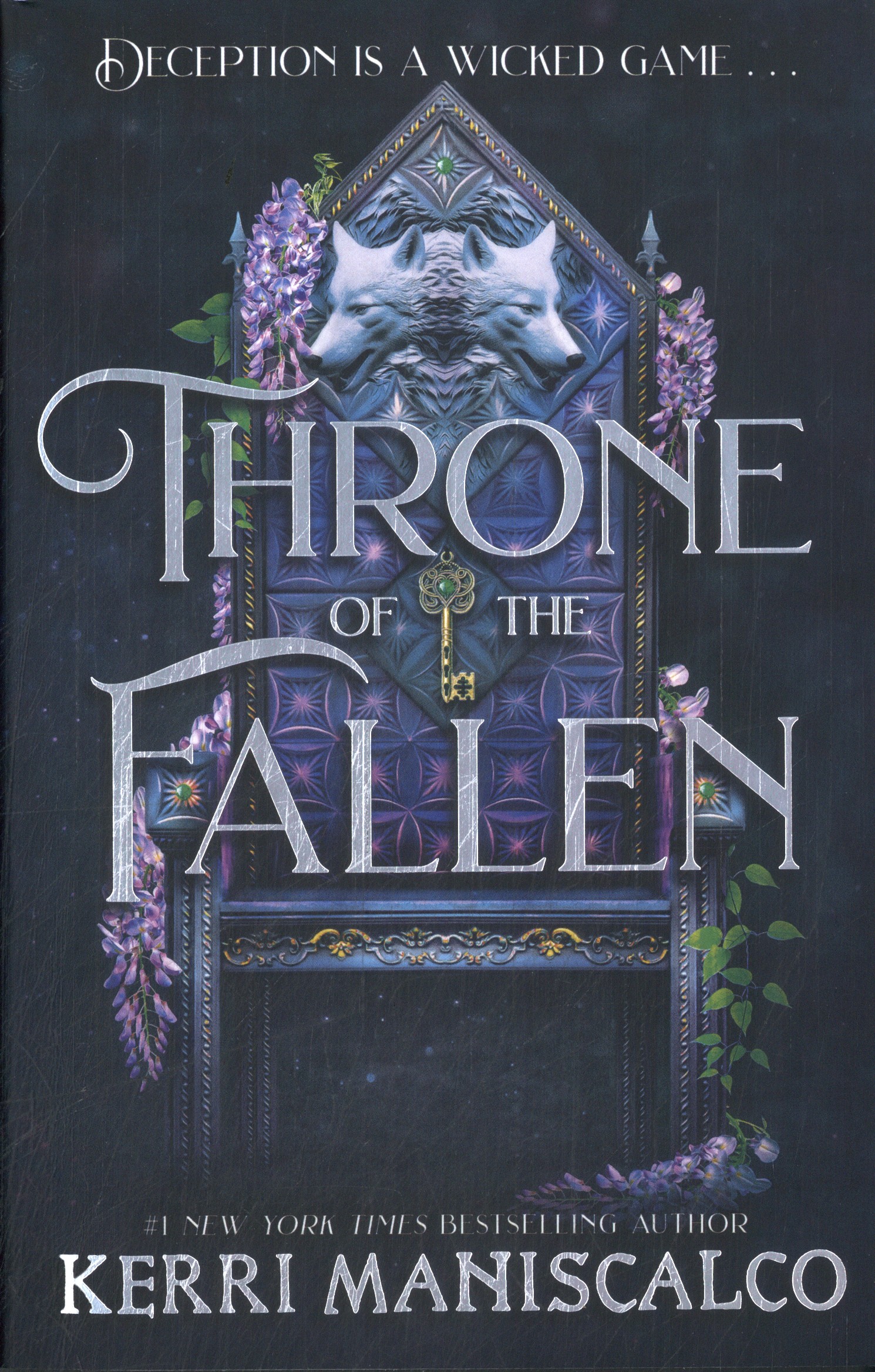 Throne of the Fallen the seriously spicy and addictive romantasy from the author of Kingdom of the Wicked