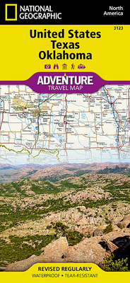 United States, Texas And Oklahoma Adventure Map