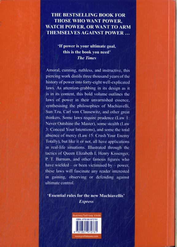 image for The 48 Laws Of Power