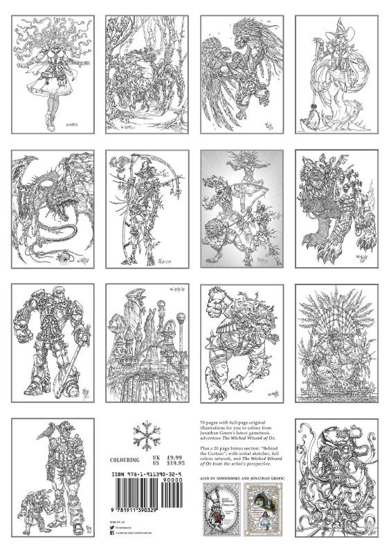 image for The Wicked Wizard of Oz Colouring Book