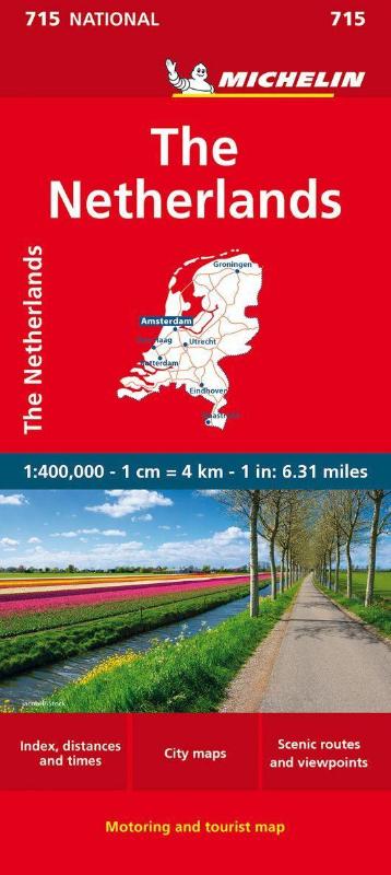 The Netherlands - Michelin National Map 715