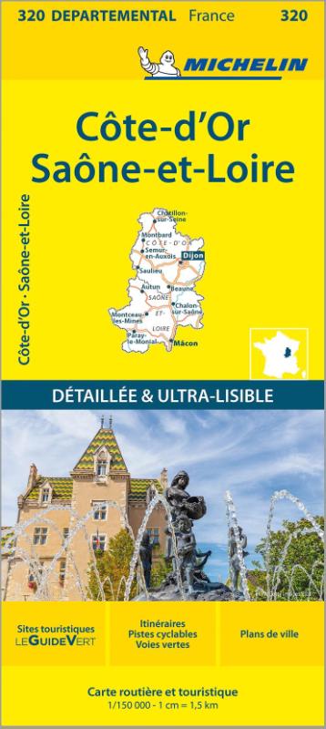 Michelin Burgund Ost - Côte-d'Or Saône-et-Loire