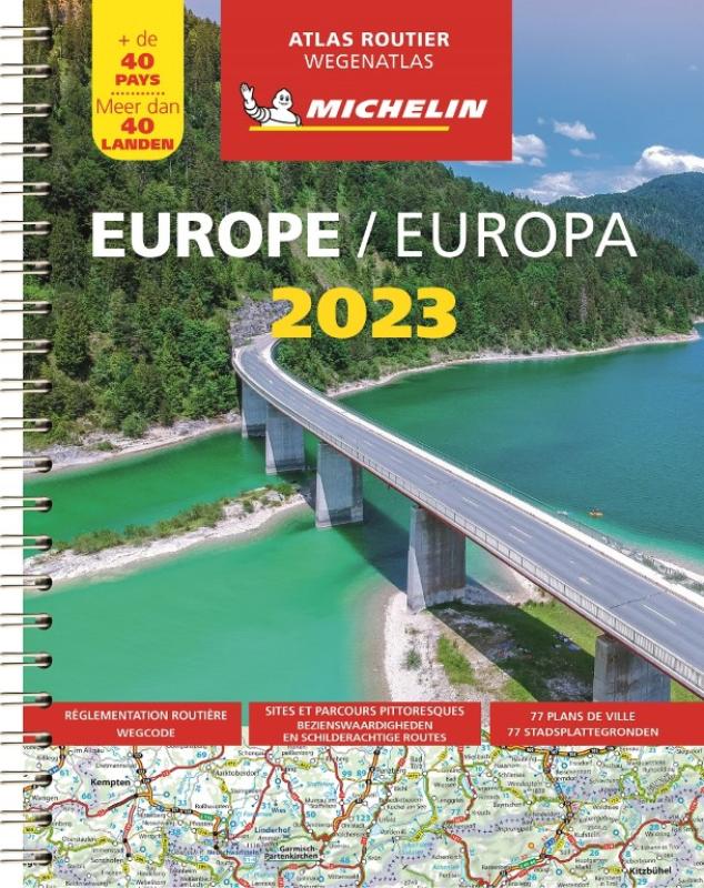 Michelin Wegenatlas Europa 2023