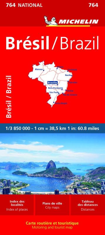 Brazil - Michelin National Map 764