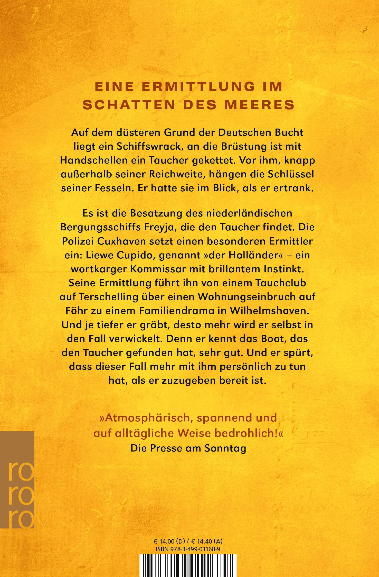 Der Taucher Kriminalroman | Auf der Krimibestenliste des