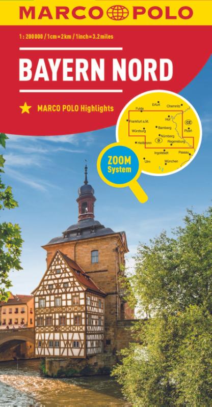 Marco Polo Wegenkaart 12 Beieren Noord