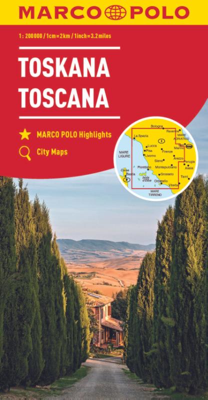 Marco Polo Wegenkaart 07 Toscane