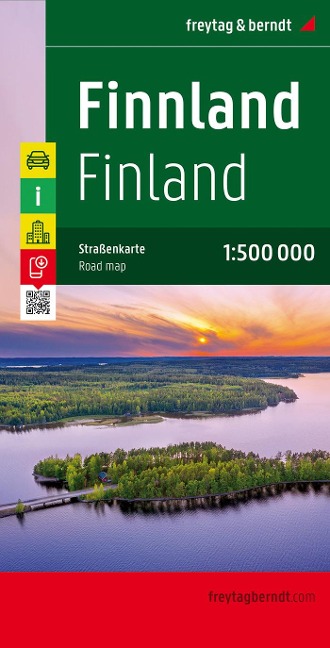 Finland Road Map 1:500 000