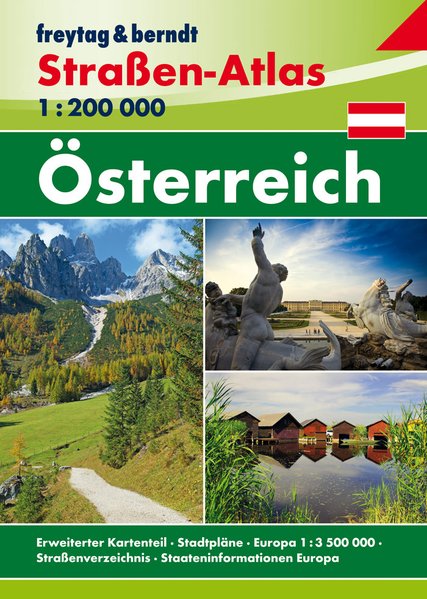 Österreich, Straßen-Atlas 1:200.000