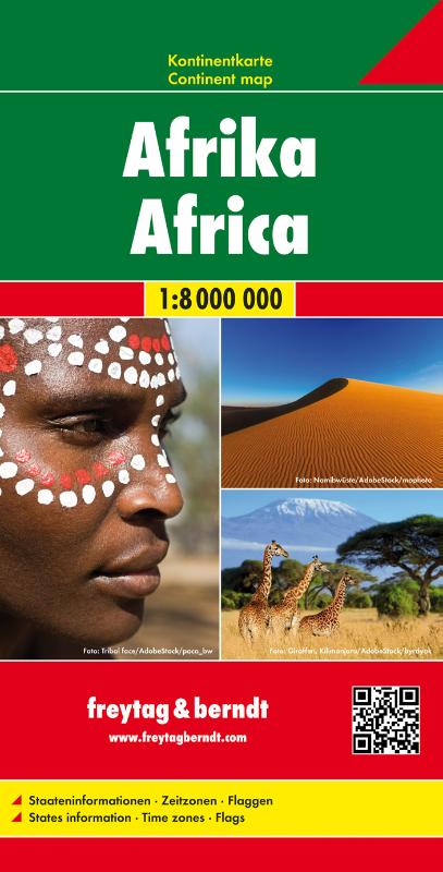 Afrika, Kontinentkarte 1:8 000 000