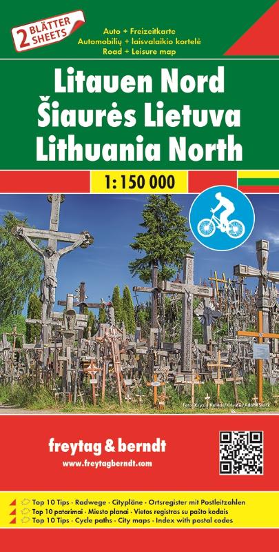 F&B Litouwen West en Oost 2-kaartenset