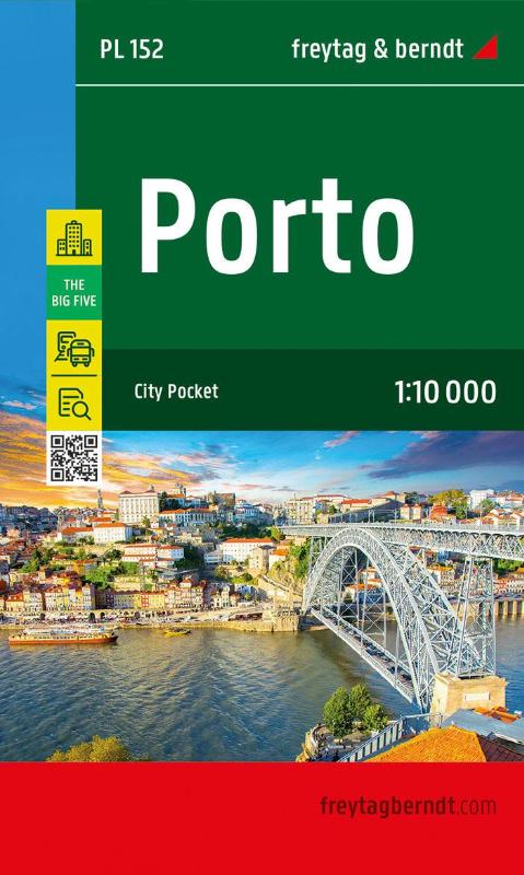 Porto City Pocket map 1:10,000 scale