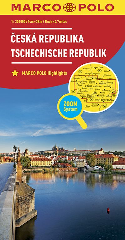 Marco Polo Wegenkaart Tsjechische Republiek