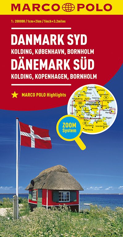 MARCO POLO Karte Dänemark Süd 1:200 000