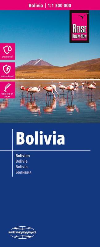 Reise Know-How Landkarte Bolivien / Bolivia 1:1.300.000