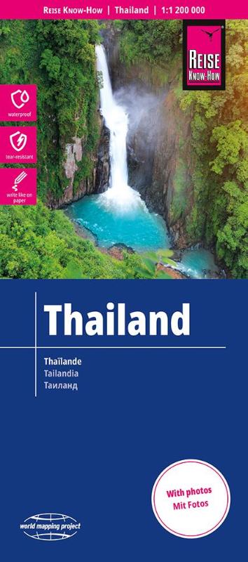 Reise Know-How Landkarte Thailand 1 : 1.200.000