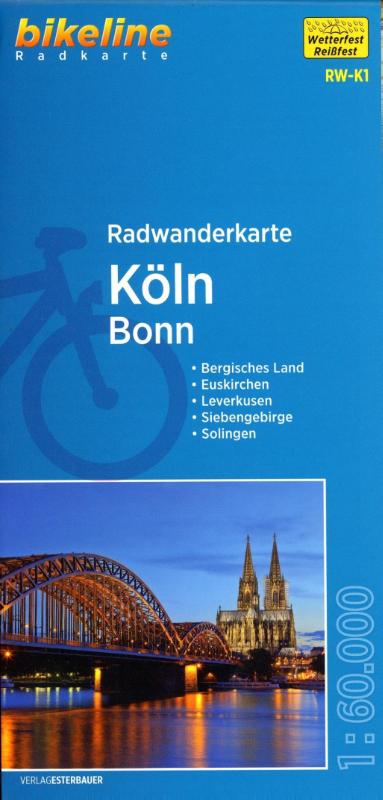 Bikeline Radwanderkarte Köln / Bonn 1 : 60 000