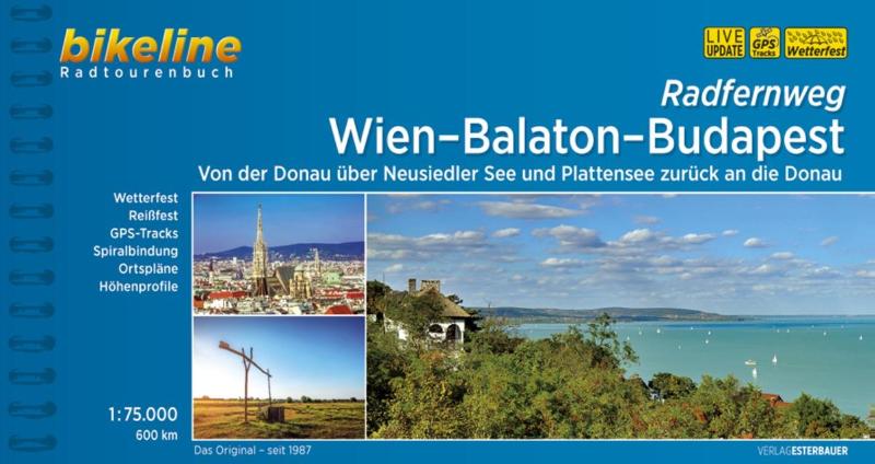 Bikeline Radtourenbuch Wien-Balaton-Budapest