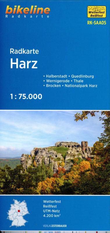 Radkarte Harz 1:75.000 (RK-SAA05)