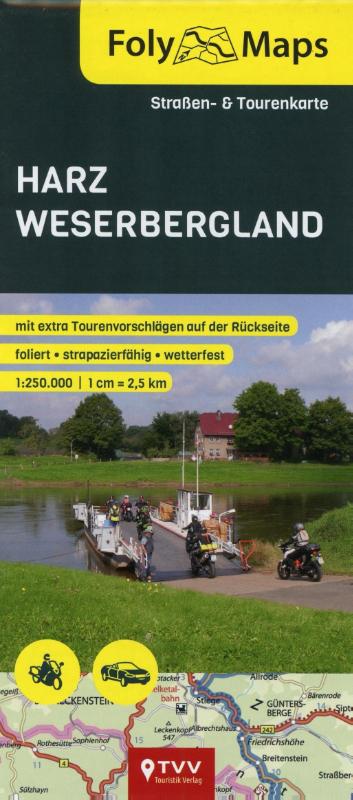 FolyMaps Harz Weserbergland 1:250 000