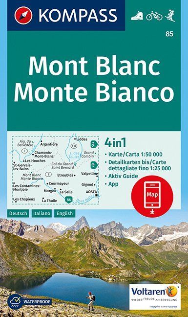 Kompass WK85 Mont Blanc / Monte Bianco