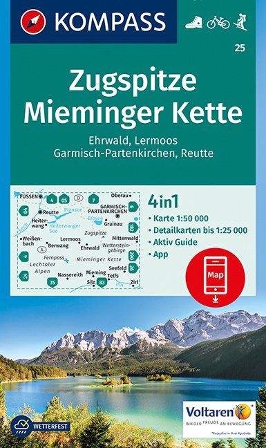 Kompass WK25 Zugspitze, Mieminger Kette