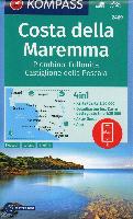 Costa della Maremma, Piombino, Follonica, Castiglione della Pescaia 1:50 000
