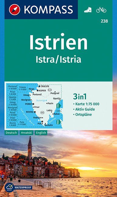 Istrien, Istra, Istria 1:75 000