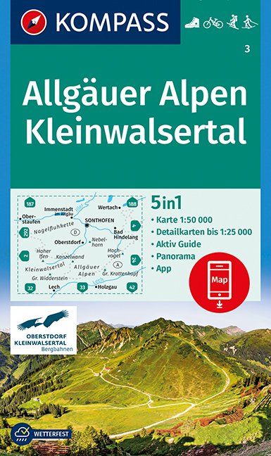 Kompass WK3 Allgäuer Alpen, Kleinwalsertal