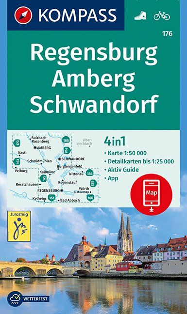 Regensburg, Amberg, Schwandorf 1:50 000