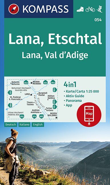 Lana, Etschtal Lana, Val d´Adige 1:25 000