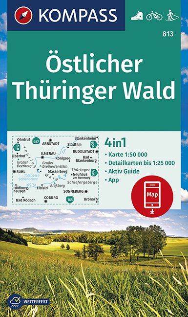 Östlicher Thüringer Wald 1:50 000