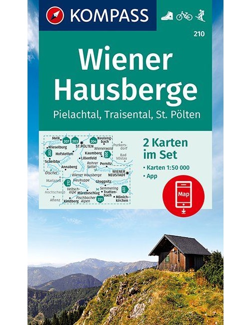 Wiener Hausberge, Pielachtal, Traisental, St. Pölten 1:50 000