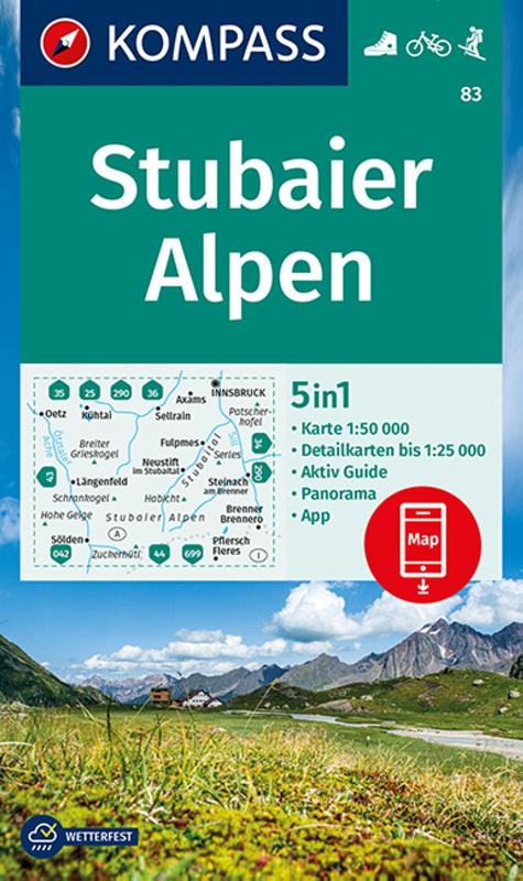 Kompass WK83 Stubaier Alpen