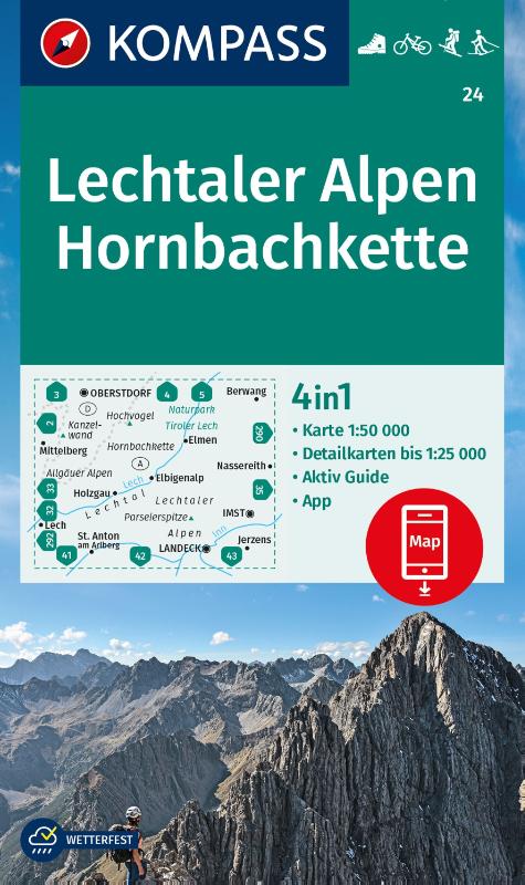 Kompass WK24 Lechtaler Alpen