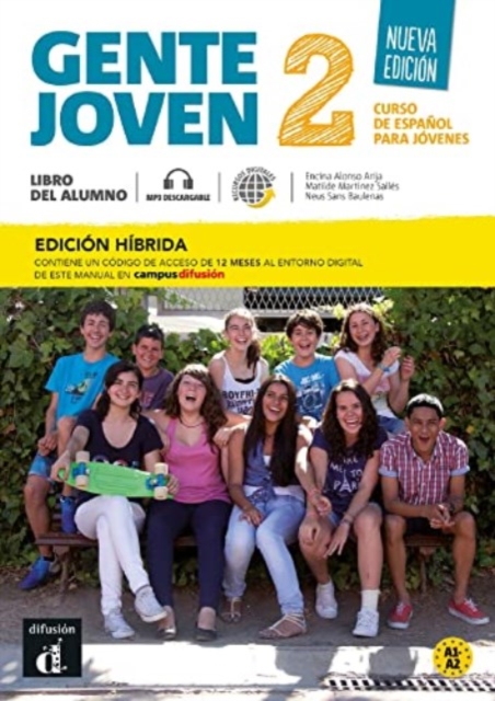 Gente joven Nueva edicion 2 Ed. hibrida Libro del alumno + audio MP3. A1-A2 