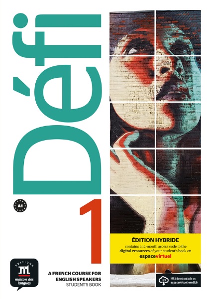 Defi 1 â Edition hybride â Livre de lâeleve Anglophone + audio MP3. A1 