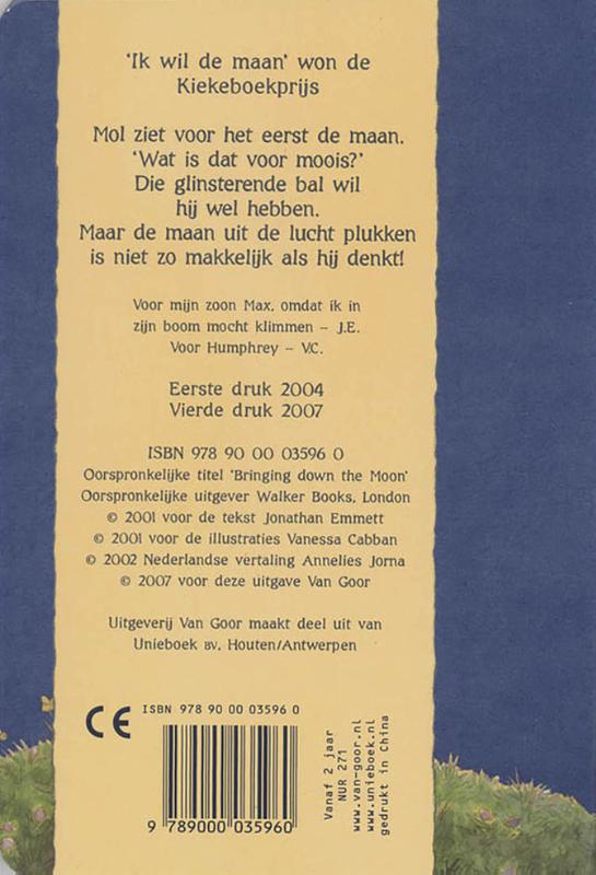 image for Ik wil de maan