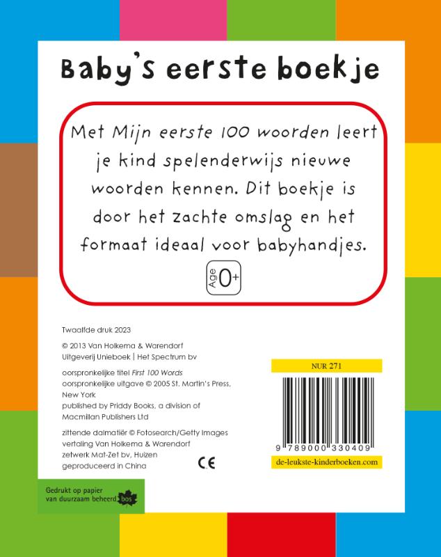 image for Mijn eerste 100 woorden