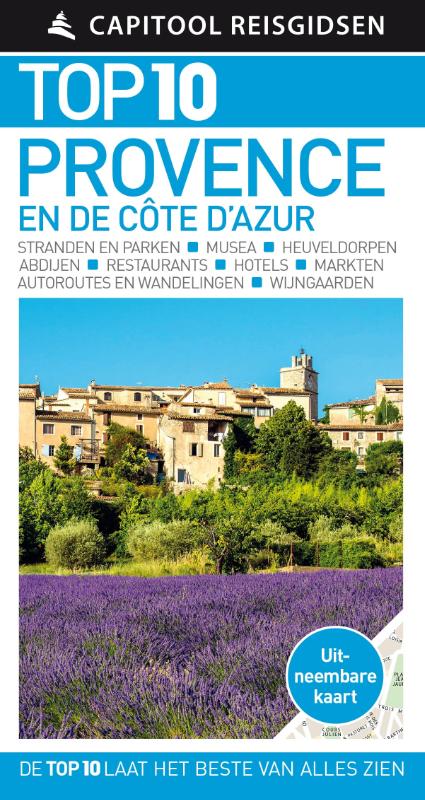 Capitool Top 10 Provence en de Côte d'Azur + uitneembare kaart
