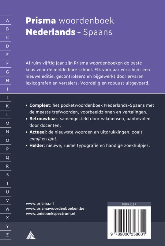 image for Prisma woordenboek Nederlands-Spaans