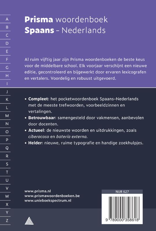 image for Prisma woordenboek Spaans-Nederlands