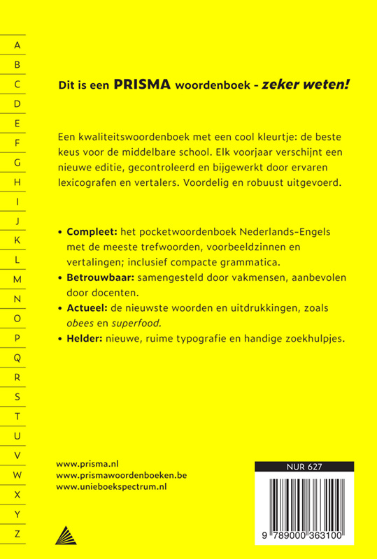 image for Prisma woordenboek Nederlands-Engels