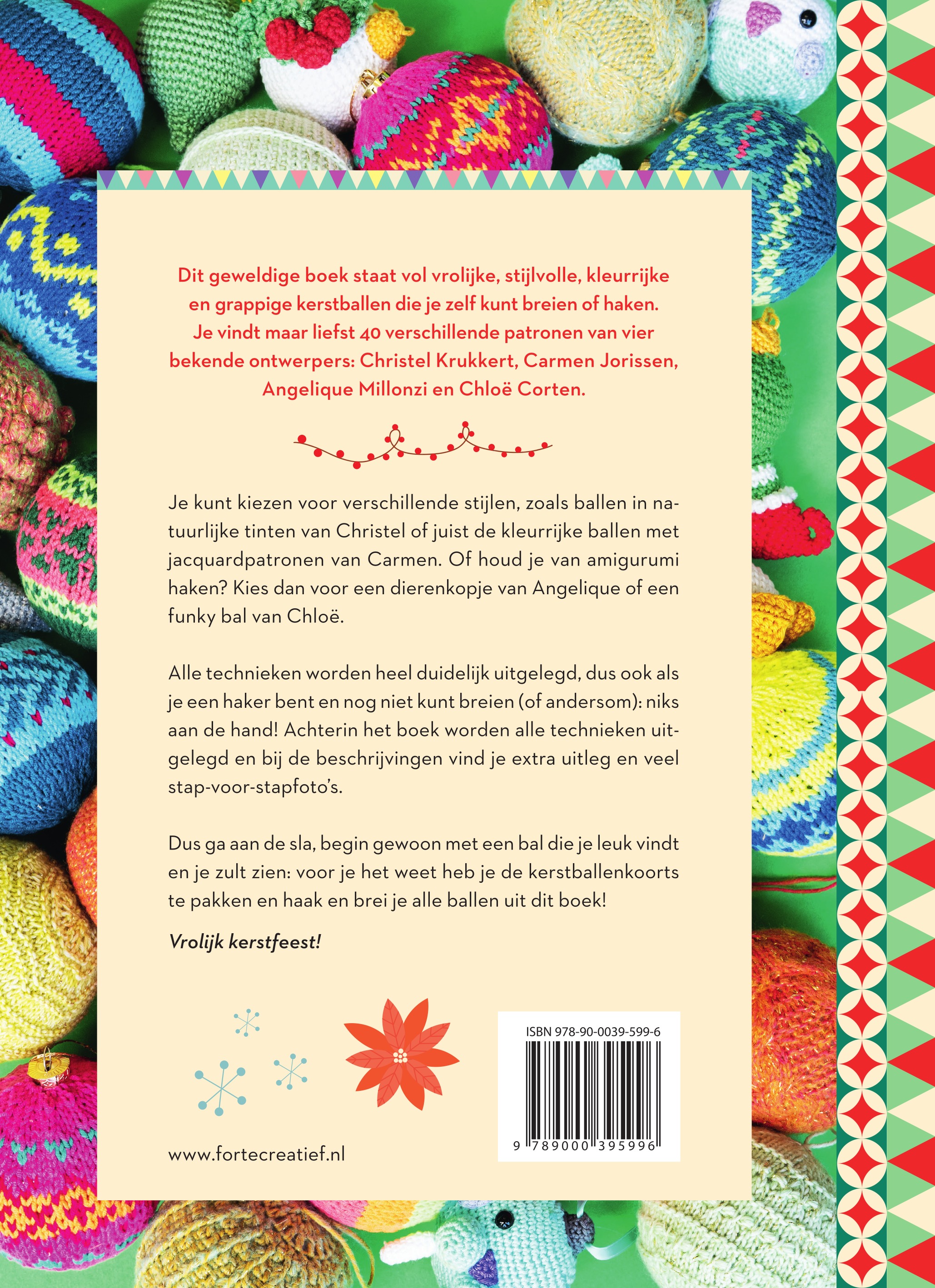 Kerstballen breien en haken 40 vrolijke ballen om zelf te haken en te breien
