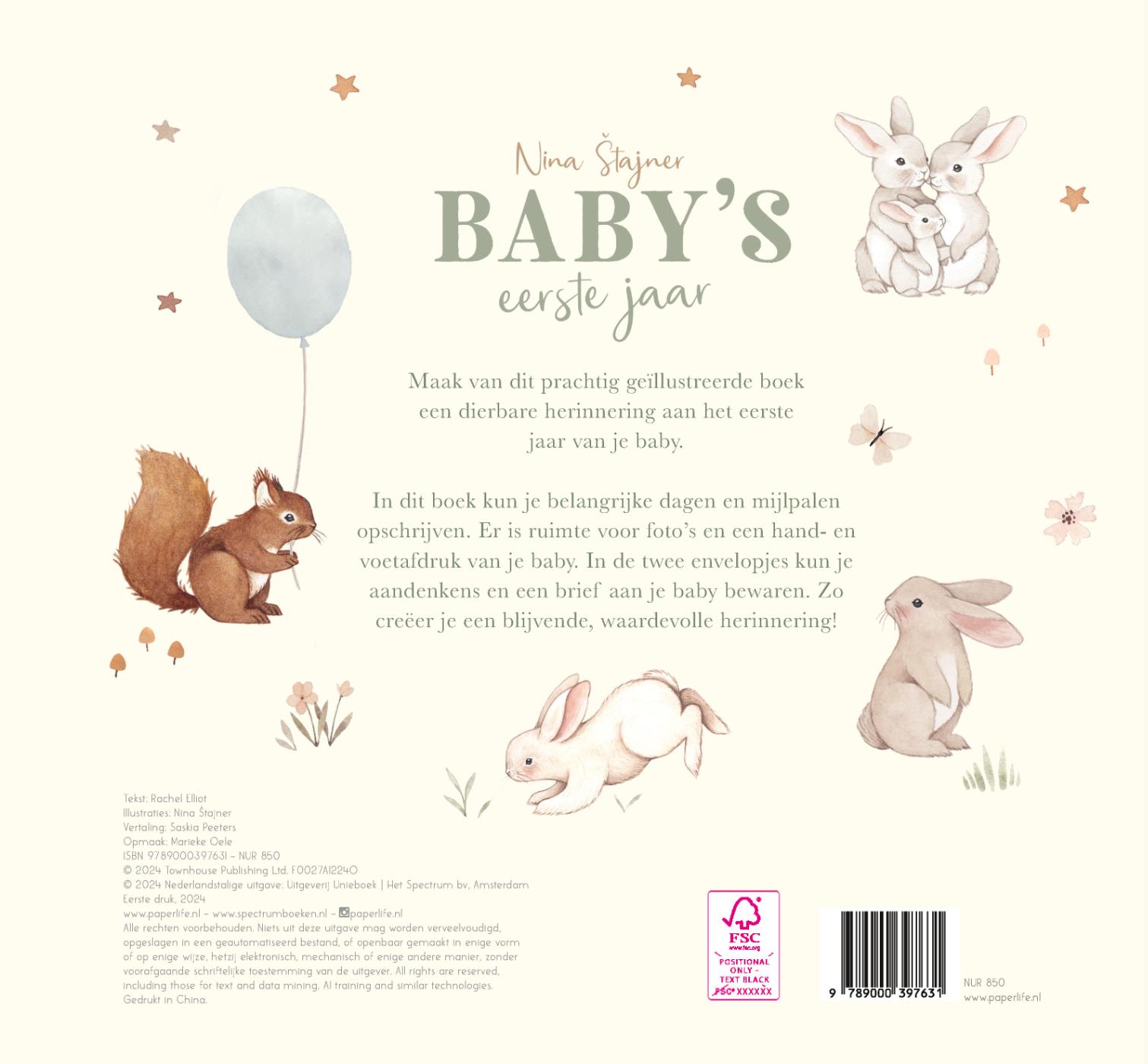 image for Baby's eerste jaar